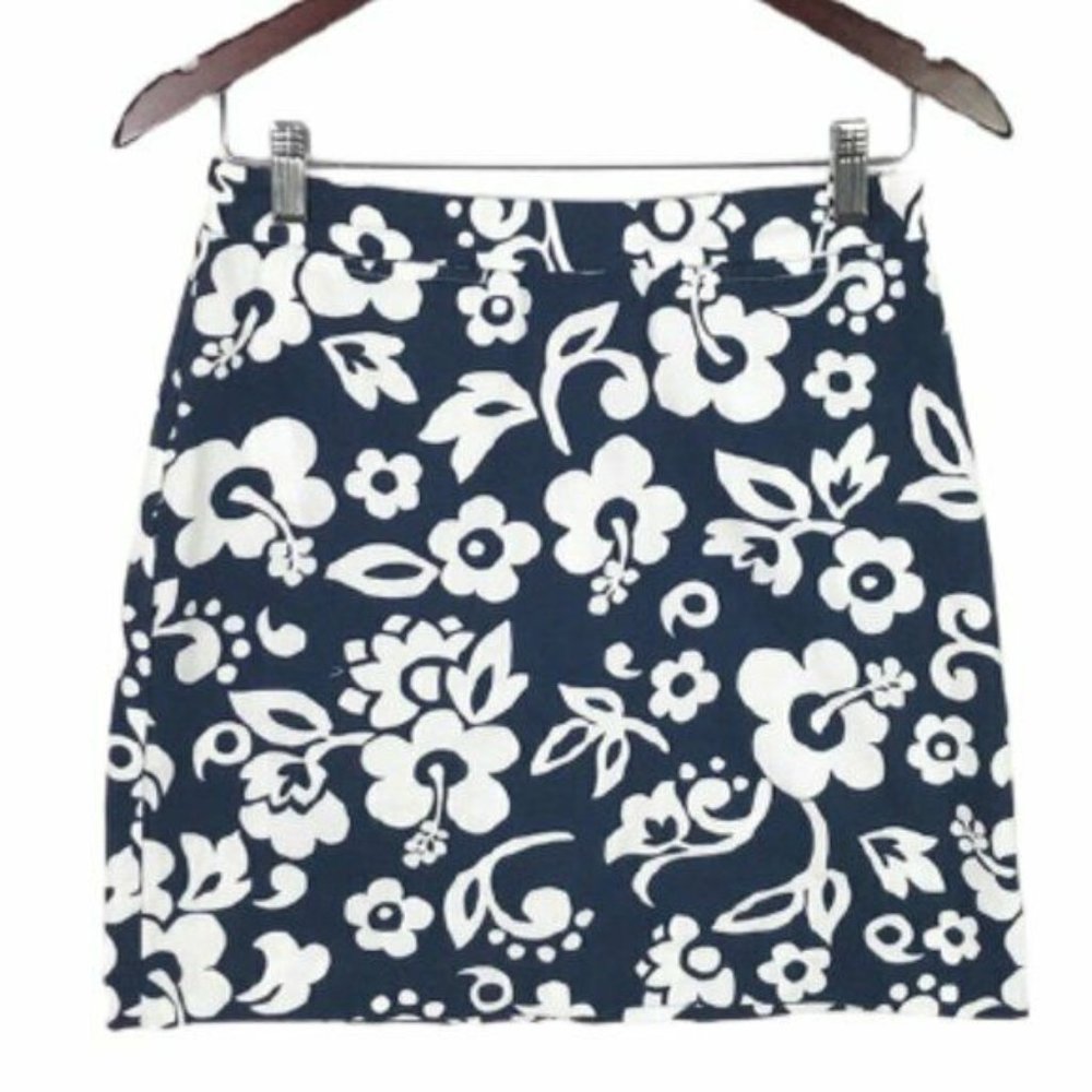 Tommy Hilfiger Womens Mini Skirt Floral Print 4 *